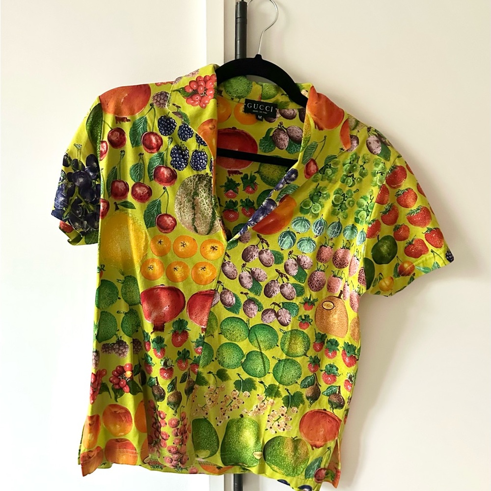 Gucci by Tom Ford (S/S 1996) Fruit Shirt